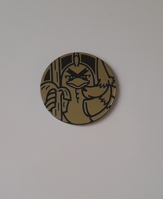 Pokémon Sirfetch'd Flipping Coin Gold TCG