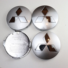 Mitsubishi vannekeskiöt – Vakiologo, Kromi-hopea – 80mm - pikkukuva 1