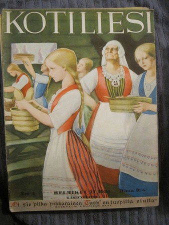 Kotiliesi :Helmikuu 1934, kansi Rudolf Koivu