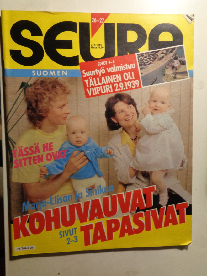 Seura lehti Nro 26-27/1986 (31.10)