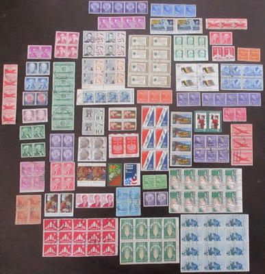 ISO USA ERÄ 1920-73 BLOKKEJA IRTOMERKKEJÄ (AB-23X2)
