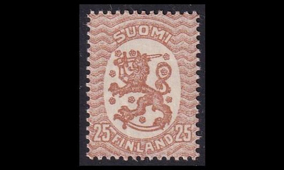 92 ** M-17 25p ruskea (1919)