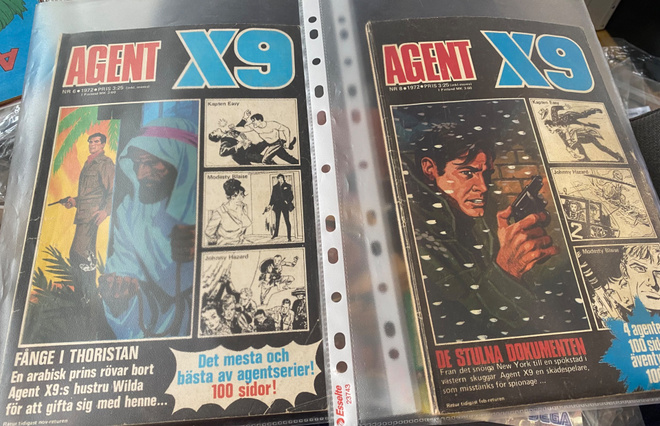 Agent X9 6/1972 ja 8/1972 ruotsi