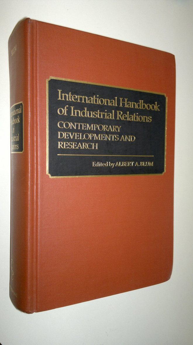 Albert.A. (edit) Blum : International handbook of industr...