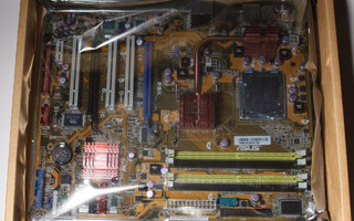 Emolevy ASUS P5K, LGA775, Asuksen tehdaskunnostama