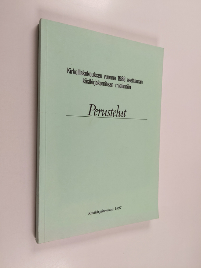 Kirkolliskokouksen vuonna 1988 asettaman käsikirjakomitea...