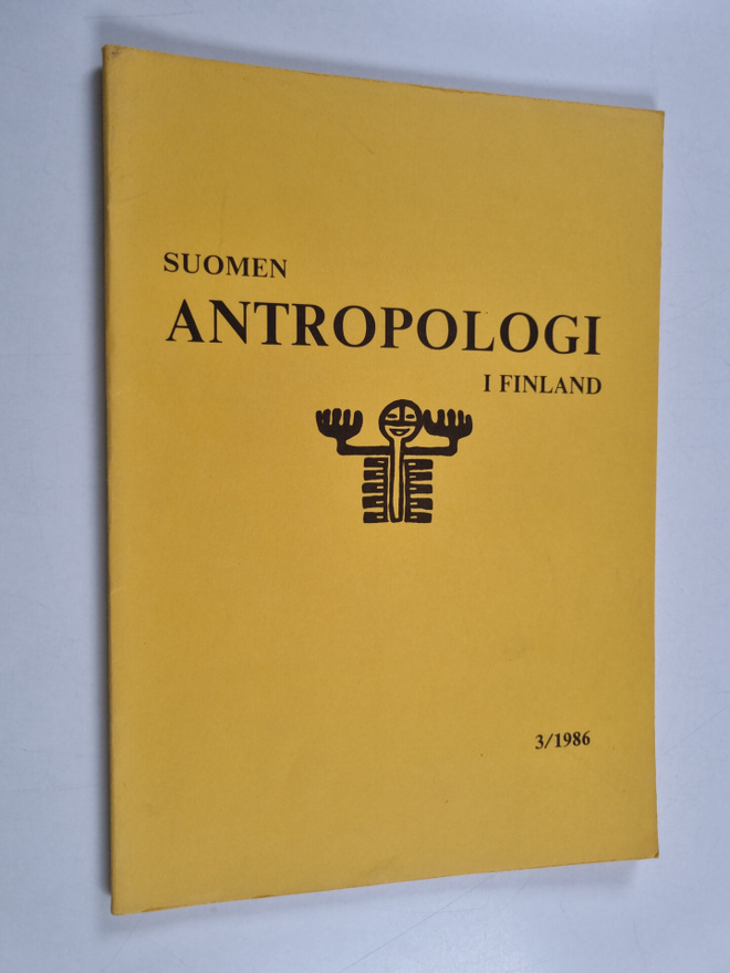 Suomen Antropologi i Finland 3/1986