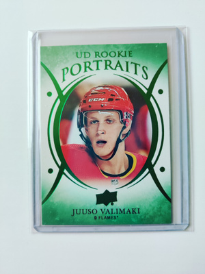 Juuso Välimäki 18-19 UD Green Rookies Portraits