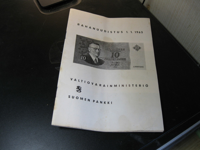 Rahanuudistus 1.1.1963
