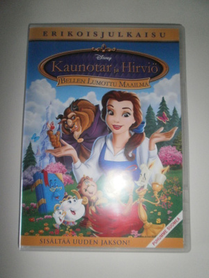 DVD Kaunotar ja Hirviö Bellen lumottu maailma