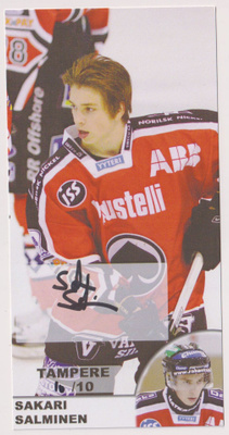 2007-08 Porin Ässät Teamset Sakari Salminen AU ** / 10