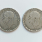 Ruotsi 1 kruunu hopeaa 2 kpl - 1949,1950 - pikkukuva 1