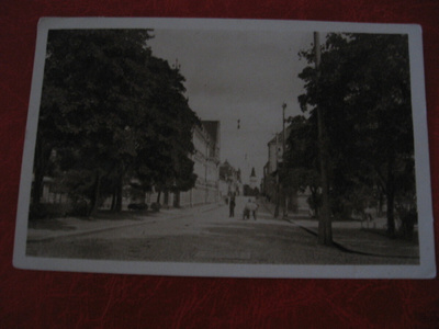 Tampere Kauppakatu. Kulkenut v. 1924.