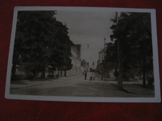Tampere Kauppakatu. Kulkenut v. 1924.