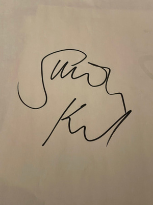 Simon Kirke nimikirjoitus paperilla