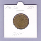 Turkki 500 Lira v.1991 KM#989 - pikkukuva 1