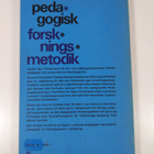Karl-Gustaf Stukat : Pedagogisk forskningsmetodik - pikkukuva 2