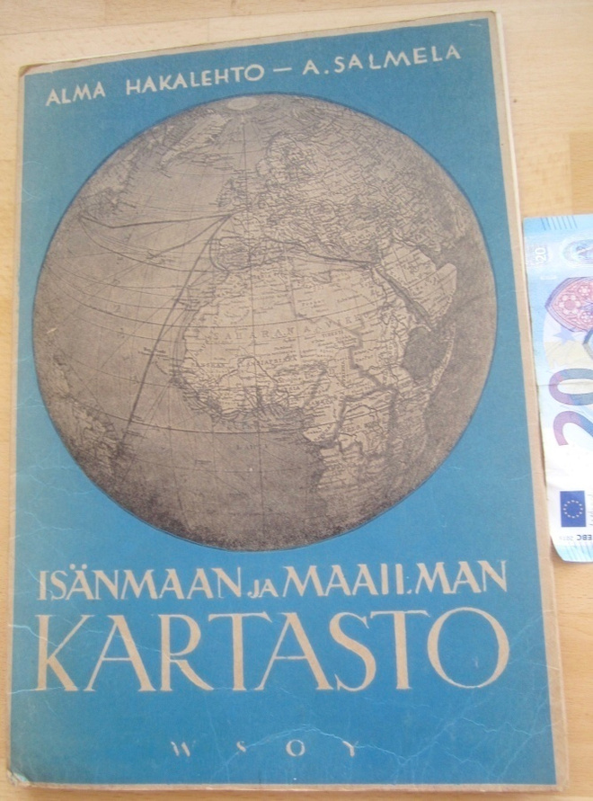 VANHA Isänmaan ja Maailman Kartasto 1940