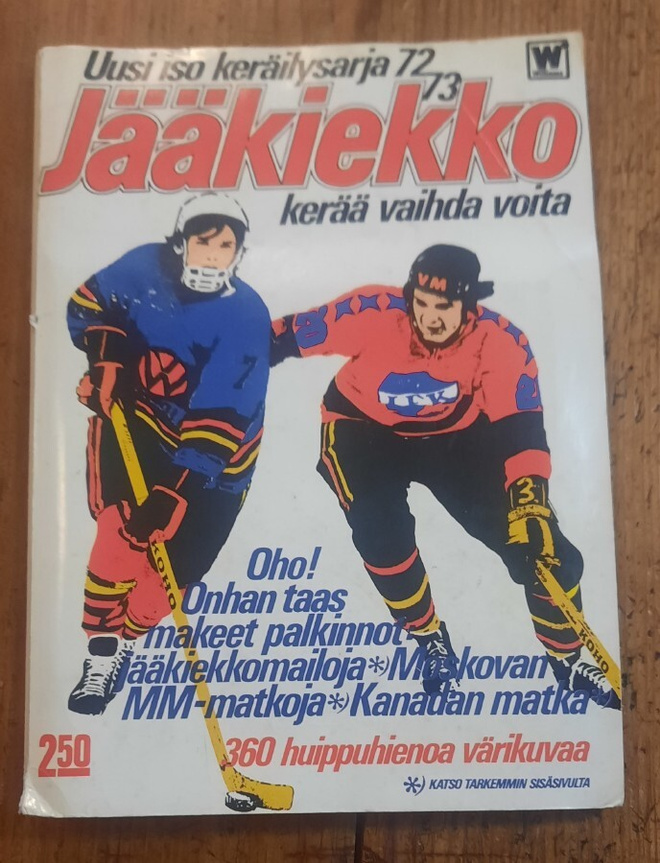 Jääkiekko keräilysarja 72-73, kaikki kuvat