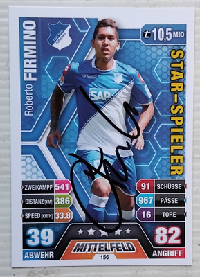 Roberto Firmino Hoffenhaim signed