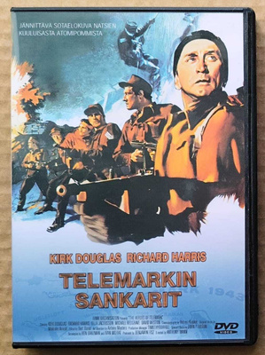 TELEMARKIN SANKARIT – MINT Suomi-DVD 1965/200?, Kirk Douglas
