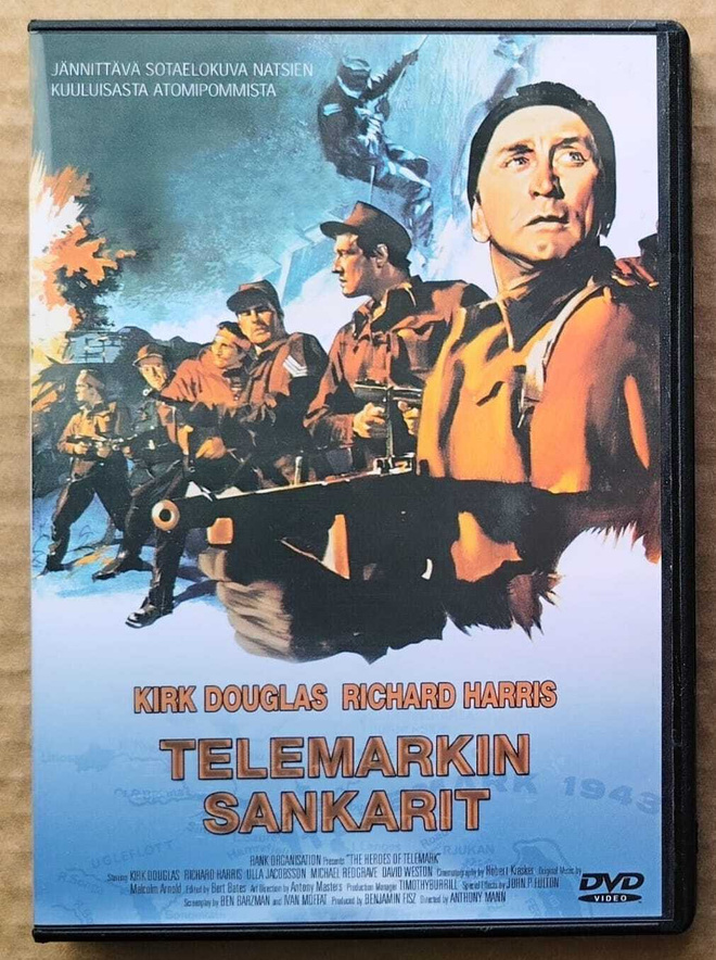 TELEMARKIN SANKARIT – MINT Suomi-DVD 1965/200?, Kirk Douglas