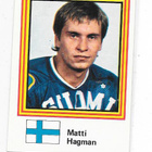 1983 SWE Semic MM-tarra #46 Matti Hagman , Suomi & HIFK - pikkukuva 1