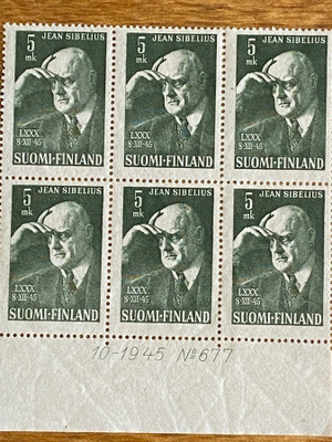JEAN SIBELIUS 80 VUOTTA NUMERO KUUSILO**
