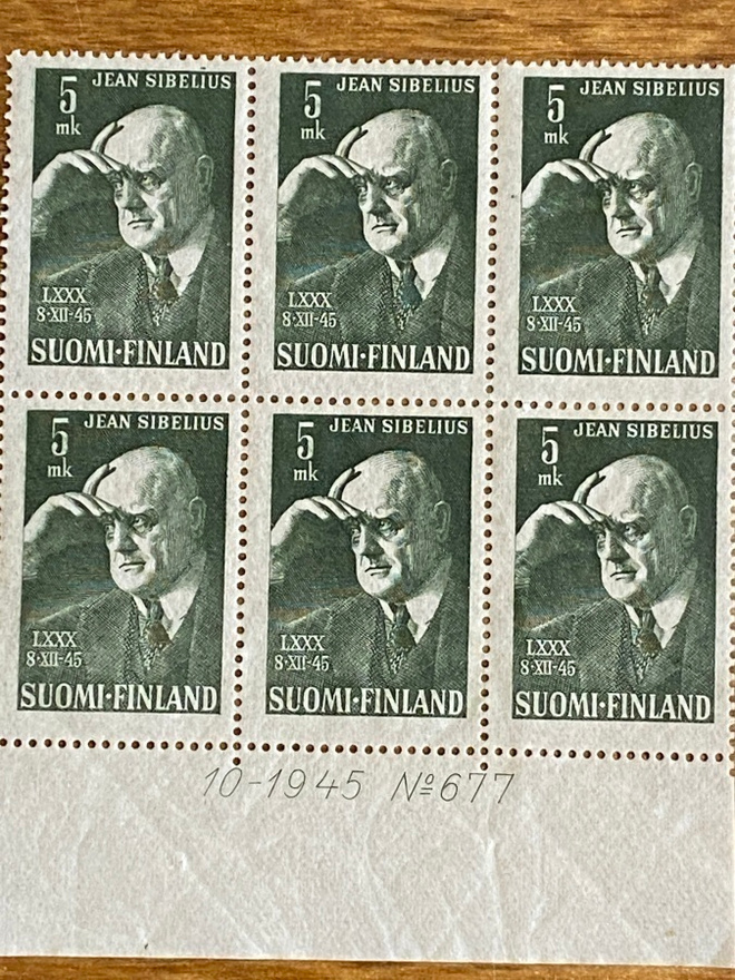 JEAN SIBELIUS 80 VUOTTA NUMERO KUUSILO**