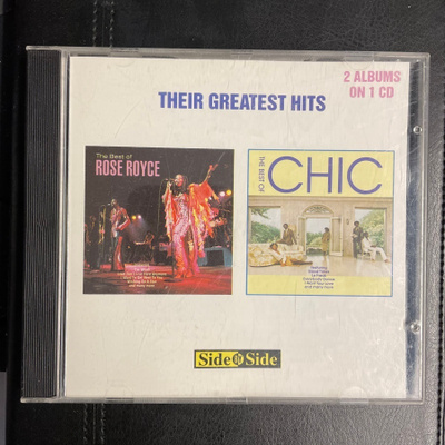 ROSE ROYCE / CHIC - Their Greatest Hits: Side By Side cd