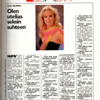 Hymy n:o 3 1989 Hymytyttö  Sari.. Miss Suomi.  Syrjähyppy. - pikkukuva 3