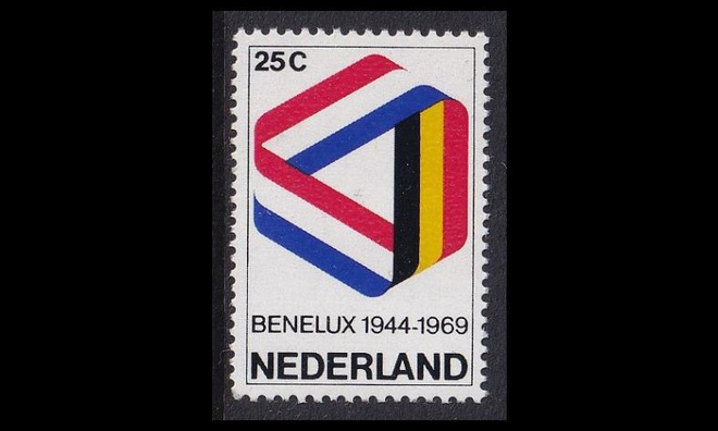 Alankomaat 926 ** Benelux-maiden tulliunioni 25v (1969)