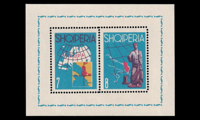 Albania 687-8BL13 ** Europa (1962)