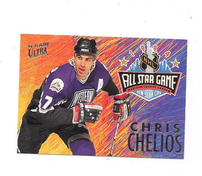 1994-95 Ultra Allstars #8of12 Chris Chelios Chicago
