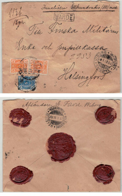 1898 vakuutettu kirje