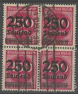 Saksa Mi 292 nelilö o
