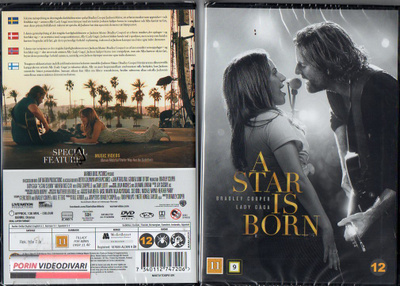 Star Is Born (51 667) UUSI -FI- DVD nordic, lady gaga 2018