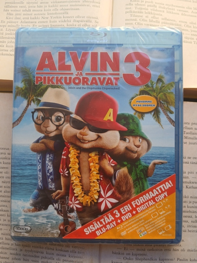 Alvin ja pikkuoravat 3 (Blu-ray, UUSI!)