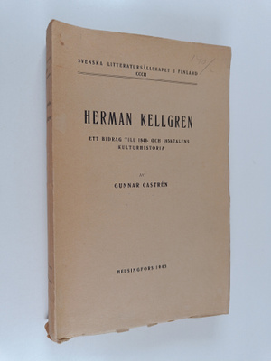 Gunnar Castren : Herman Kellgren : ett bidrag till 1840- ...