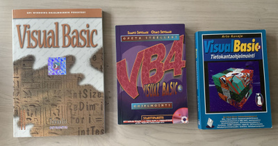 Visual Basic-oppaita 4 kpl