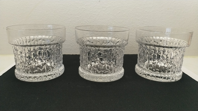 Timo Sarpaneva Kaarna lasit 3 kpl, Iittala
