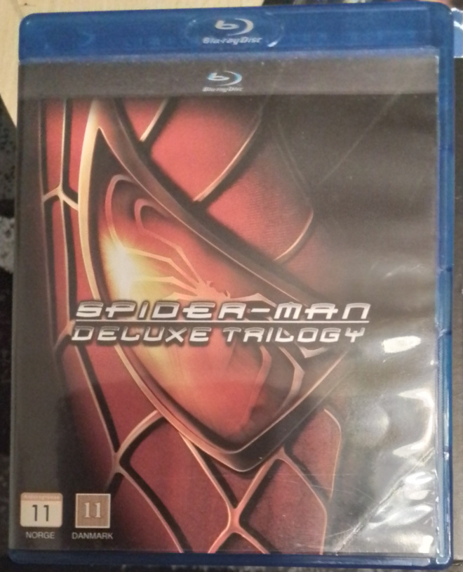 Spiderman deluxe trilogy blueray