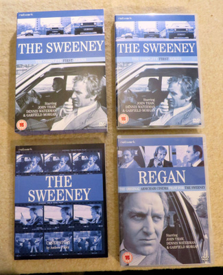 THE SWEENEY 4DVD + KIRJA + Pilottileffa: REGAN (John Thaw)