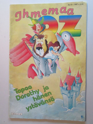 IHMEMAA OZ 6 / 1987 PAINOSSA VIRHE SARJAKUVALEHTI