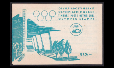 403-6V3 ** Olympiapostimerkit vihko (1952)
