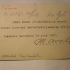 Signeerattu Valokuva Vaasa 1937 Kortin Alkup.Mallikappale - pikkukuva 2