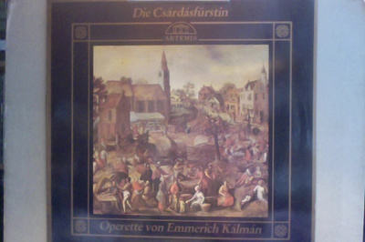 EMMERICH  KALMAN :: DIE CZARDASFURSTIN :: LP  RARE  !!