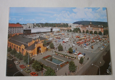 Kuopio, Kauppatori ja Kauppahalli, torielämää, p. 1981