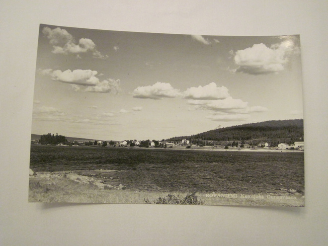 VANHA Postikortti Lappi Rovaniemi 1950-l Alkup.Mallikappale