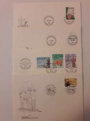 FDC - Ahvenanmaa v. 1986 (4 kuorta)